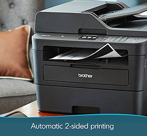 Brother MFC-L27 50DW Series Compact Monochrome Wireless All-in-One Laser Printer - Print Copy Scan Fax - Mobile Printing - NFC Printing - Auto Duplex Printing - ADF - Print Up to 36 ppm + HDMI Cable