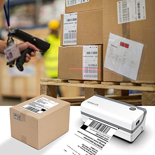 Rongta Label Printer,Thermal Shipping Label Printer,4x6 Shipping Label Printer for Small Business, Supports Amazon,UPS, FedEx,UPS, Etsy,Shopify Etc,Compatible with Windows & Mac OS(RP420)