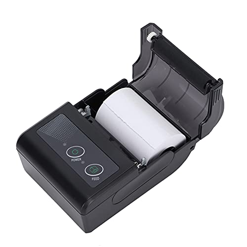 753 Bluetooth Receipt Printer,50 to 80mm/s Portable Thermal Pocket Printer,Compact Wireless Mobile Printer Thermal Receipt Printer,Compatible for iOS & Android(US)