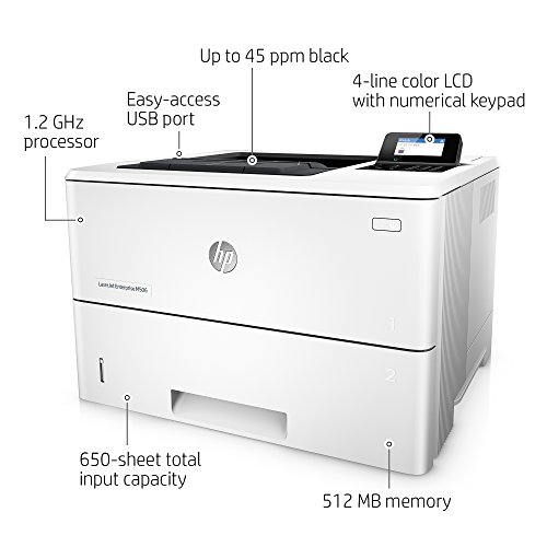 HP LaserJet Enterprise M506n Printer, (F2A68A)