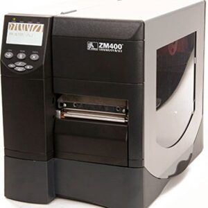 Zebra ZM400 Thermal Label Industrial Printer, 10 in/s Print Speed, 203 dpi Print Resolution, 4.09" Print Width, 110/220V AC