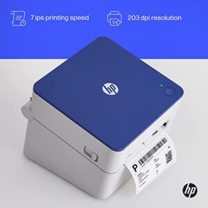 HP Shipping Label Printer, 4x6 Commercial Grade Direct Thermal, Compact & Easy-to-use, High-Speed 203 DPI Printer, Barcode Printer, Compatible with Amazon, UPS, Shopify, Etsy, Ebay, ShipStation & More