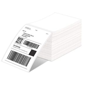 Phomemo Bluetooth Thermal Label Printer, Shipping Label - 4" x 6" Fan-Fold Labels, 500 pcs