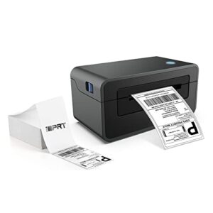 thermal label printer – idprt sp410 thermal shipping label printer, 4×6 label printer, thermal label maker, compatible with shopify, ebay, ups, usps, fedex, amazon & etsy, support multiple systems