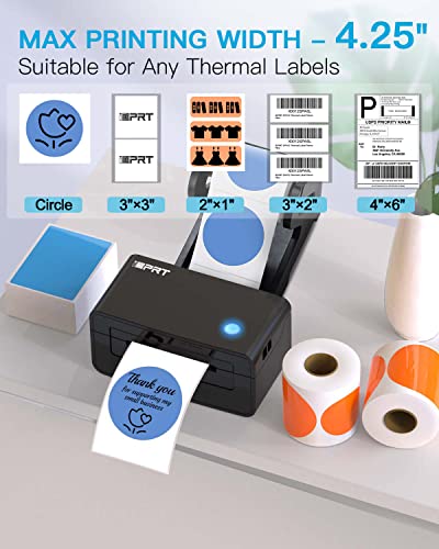 Thermal Label Printer - iDPRT SP410 Thermal Shipping Label Printer, 4x6 Label Printer, Thermal Label Maker, Compatible with Shopify, Ebay, UPS, USPS, FedEx, Amazon & Etsy, Support Multiple Systems