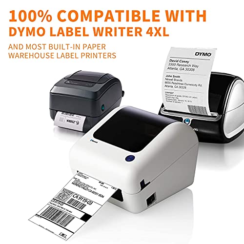 Bluetooth Thermal Shipping Label Printer - High Speed 4x6, Bluetooth Support PC and Mobile, USB for MAC, Bluetooth for PC and Phone, Compatible with Ebay, Amazon, Shopify, Etsy, USPS Barcode