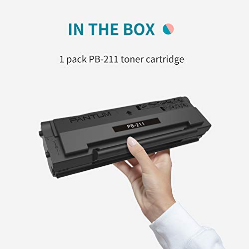 Pantum All in One Laser Printer Scanner Copier with Auto Document Feeder, Wireless Multifunction Black and White Laser Printer, M6552NW with Toner PB-211