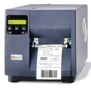 datamax i12-00-48900007 i-4212e mark ii barcode printer, 203 dpi/12 ips, ser/par/usb/rtc, cast peel/present/internal rewind, media hub, us plug, 4″ thermal transfer