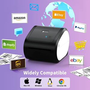 Phomemo Label Printer-Thermal Shipping Label Printer, D520 4x6 Label Printer for Shipping Packages, Barcode, Mailing, Address, Postage, Compatible with USPS, FedEx, Etsy, Ebay, Shopify, Amazon