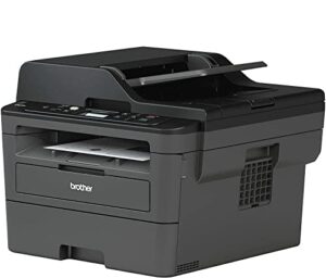 jawfoal brother dcp-l2550dw all-in-one wireless monochrome laser printer, print scan copy – 2400 x 600 dpi, 36 ppm, 250-sheet, 50-sheet adf, automatic duplex printing, bundle