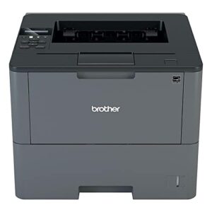 brother hl-l6200dw wireless monochrome single-function laser printer for office, gray – print only – 48 ppm, 1200 x 1200 dpi, 8.5 x 14, 256mb memory, auto duplex printing, 520 sheet, ethernet, cbmoun