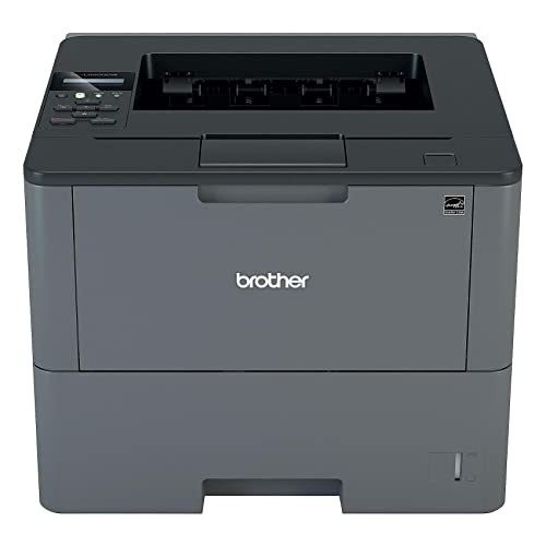 Brother HL-L6200DW Wireless Monochrome Single-Function Laser Printer for Office, Gray - Print only - 48 ppm, 1200 x 1200 dpi, 8.5 x 14, 256MB Memory, Auto Duplex Printing, 520 Sheet, Ethernet, CBMOUN