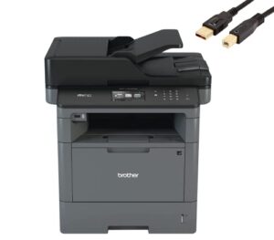 brother mfc-l5705dw all-in-one wireless monochrome laser printer, print copy scan fax, duplex (2-sided), ethernet, hi-speed usb 2.0, 42ppm, 1200×1200 dpi, 3.7″ touch lcd, durlyfish