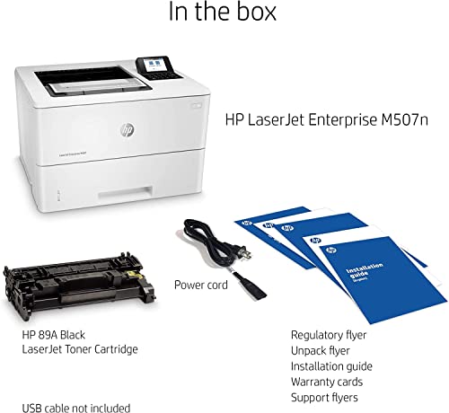 HP Laserjet Pro MFP M283cdw All-in-One Wireless Color Laser Printer, White - Print Scan Copy Fax - 22 ppm, 600 x 600 dpi, Auto Duplex Printing, 50-Sheet ADF, 8.5 x 14, Ethernet, Cbmoun Printer_Cable