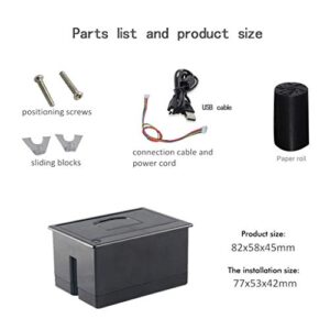 Maikrt Embedded 58MM Thermal Receipt Printer Mini Printing Module Support USB and TTL Serial Port ESC/POS Commands
