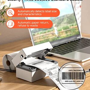 MUNBYN P130 Shipping Label Printer, 4"x6" Direct Thermal Shipping Label Compatible with DYMO LabelWriter 4XL 1744907,1755120, 220 Labels/Roll