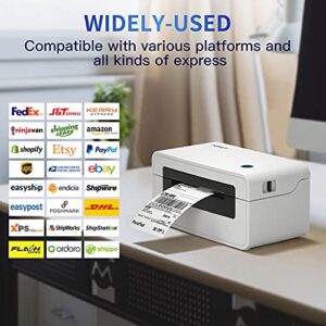 PRT Shipping Label Printer - 150mm/s 4x6 Desktop Thermal Label Printer for Shipping Packages, Small Business, USPS, FedEx, Shopify, Etsy, Amazon, Ebay