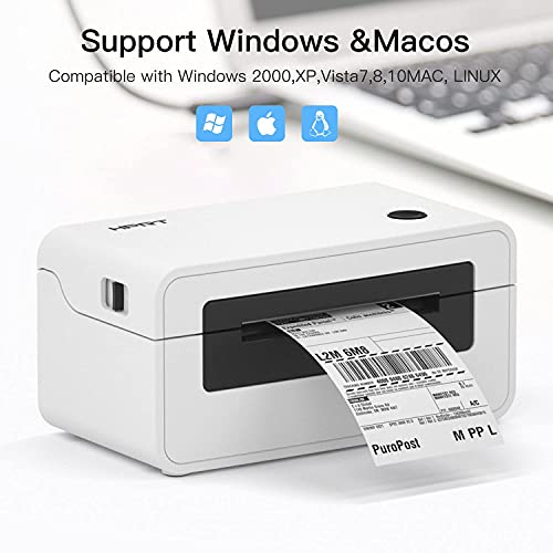 PRT Shipping Label Printer - 150mm/s 4x6 Desktop Thermal Label Printer for Shipping Packages, Small Business, USPS, FedEx, Shopify, Etsy, Amazon, Ebay