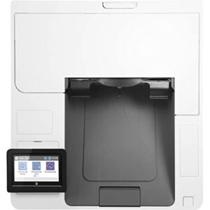 HP Laserjet Enterprise M610dn Single-Function Wired Monochrome Laser Printer, White - Print only - 4.3" Touchscreen, 55 ppm, 1200 x 1200 dpi, Auto Duplex Printing, Ethernet - Cbmou External Webcam