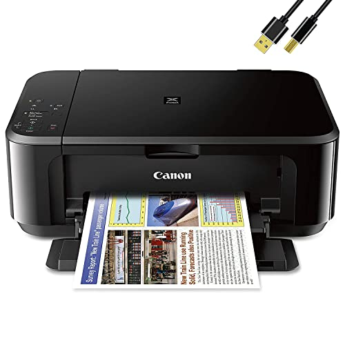 Bools Can-on Pixma MG362Series Wireless All-in-One Color Inkjet Printer, Scanner, fax, Copy USB Printer Cable