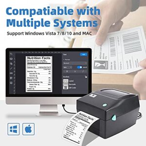 Phomemo Shipping Label Printer 4x6 High Speed Thermal Label Printer, Commercial Direct Barcode Printer, Support Windows & MAC System, Compatible with Amazon Ebay Etsy Shopify UPS USPS FedEx etc