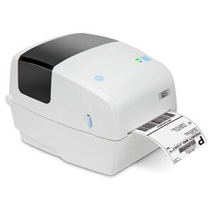 bcl d110 label printer, ethernet & usb port, prints 4×6 shipping mailing postage barcode & address labels, direct thermal inkless printer, usb printer cable included, windows & mac compatible