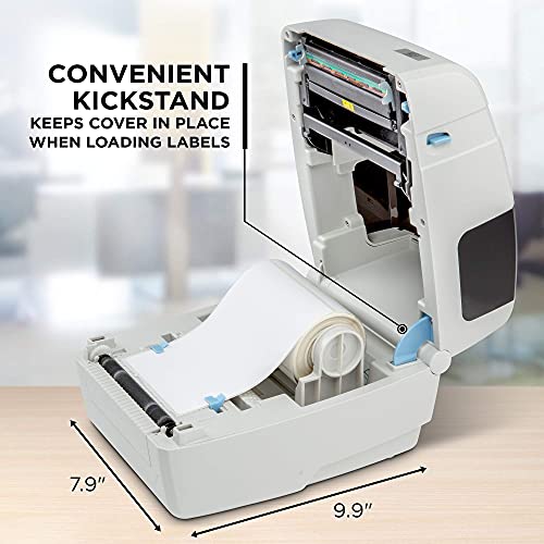 BCL D110 Label Printer, Ethernet & USB Port, Prints 4x6 Shipping Mailing Postage Barcode & Address Labels, Direct Thermal inkless Printer, USB Printer Cable Included, Windows & Mac Compatible