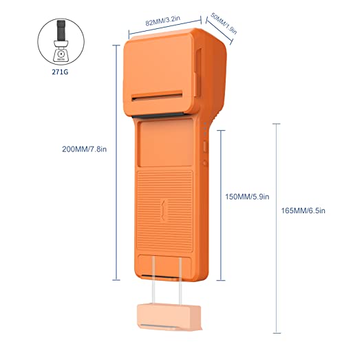 Combination of Bluetooth 58mm Thermal Printer and Mobile Phone, Can be Used as POS PDA Receipt Printer After Secondary Development,only Supports Application Software with Built-in SPP Protocol.