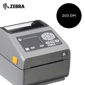 Zebra ZD620d Direct Thermal Desktop Printer with LCD Screen 203 dpi Print Width 4 in Ethernet Serial USB ZD62142-D01F00EZ (Renewed)