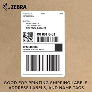 ZEBRA ZD500t Thermal Transfer Desktop Printer 300 dpi Print Width 4 in Ethernet Parallel Serial USB ZD50043-T01200FZ