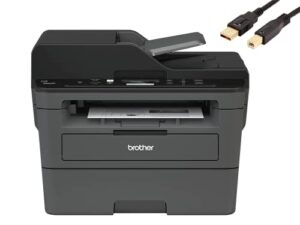 brother dcp l25 50dwb all-in-one wireless monochrome laser printer, print scan copy, automatic duplex printing, 128mb memory, 2400 x 600 dpi, 36 ppm, 250-sheet, 50-sheet adf, durlyfish