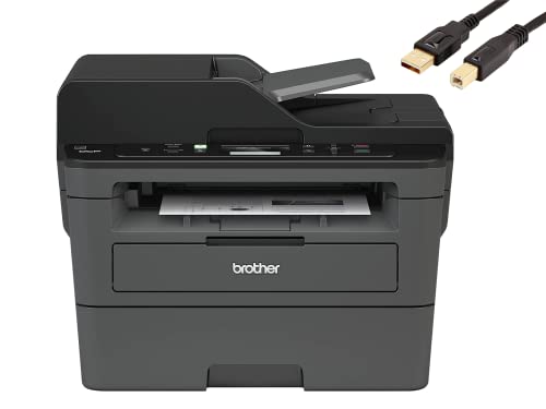 Brother DCP L25 50DWB All-in-One Wireless Monochrome Laser Printer, Print Scan Copy, Automatic Duplex Printing, 128MB Memory, 2400 x 600 dpi, 36 ppm, 250-Sheet, 50-Sheet ADF, Durlyfish