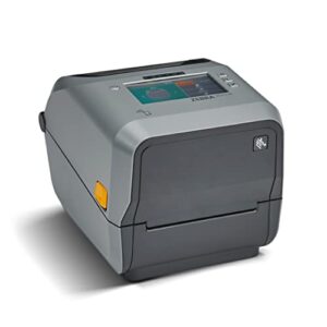zebra zd621 direct thermal desktop printer color touch lcd 300 dpi print width 4-inch usb serial ethernet zd6a143-d01f00ez