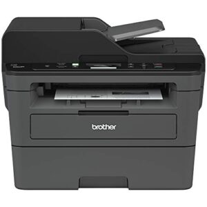 Brother DCP-L25 50DW Monochrome All-in-One Wireless Laser Printer - Print Copy Scan - Mobile Printing - Auto Duplex Printing – Print Up to 36 PPM - Up to 250 Sheets/Tray - ADF + HDMI Cable