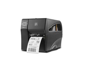 zebra zt220 direct thermal/thermal transfer printer – monochrome – desktop – label print zt22042-t01200fz