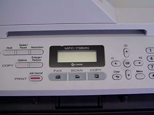 Brother Printer MFC7360N Monochrome Printer with Scanner, Copier & Fax and built in Networking