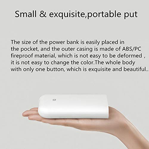 Xiaomi HD Wireless Bluetooth Portable Pocket Instant Printer Full Color Prints Compatible iOS & Android Devices(White)