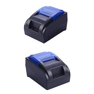deteck dt40p direct thermal flash receipt printer 58mm paper width, manual cutter, 70mm/s printing speed, usb-b port (no ink required)