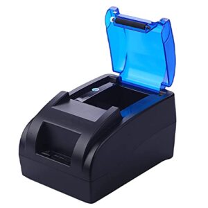 Deteck DT40P Direct Thermal Flash Receipt Printer 58mm Paper Width, Manual Cutter, 70mm/s Printing Speed, USB-B Port (No Ink Required)