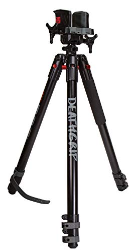 AGM Rattler TS25-384 Thermal Imaging RifleScope 12um 384x288 & BOG DeathGrip Aluminum Tripod with Durable Aluminum Frame, Lightweight, Stable Design, Bubble Level