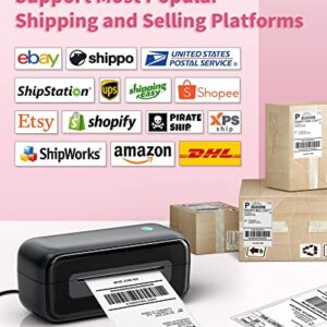 Phomemo Shipping Label Printer, Thermal Printer for Shipping Packages, High Speed 4x6 Label Makers for Small Business, Portable Shipping Supplies Compatible with Amazon, Etsy, Ebay, Shopify, UPS, etc