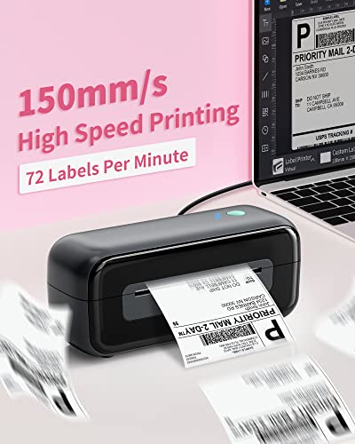 Phomemo Shipping Label Printer, Thermal Printer for Shipping Packages, High Speed 4x6 Label Makers for Small Business, Portable Shipping Supplies Compatible with Amazon, Etsy, Ebay, Shopify, UPS, etc