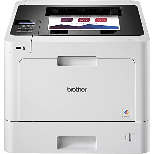 Brother HL-L8260CDW Business Color Laser Printer, Flexible Wireless Networking, Mobile Printing, Speed Up to 33ppm, Automatic Duplex Printing, 2400 x 600 dpi, 250-sheet Capacity, Ethernet, White