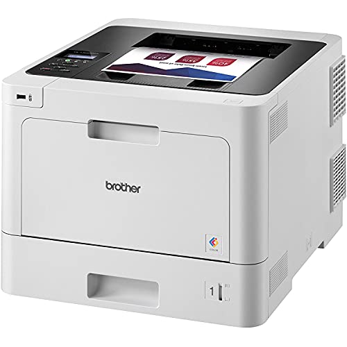 Brother HL-L8260CDW Business Color Laser Printer, Flexible Wireless Networking, Mobile Printing, Speed Up to 33ppm, Automatic Duplex Printing, 2400 x 600 dpi, 250-sheet Capacity, Ethernet, White