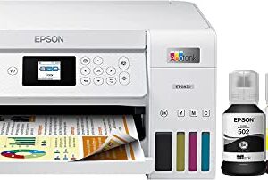 Epson EcoTank Wireless Color All-in-One ET-2850 Inkjet Printer for Family