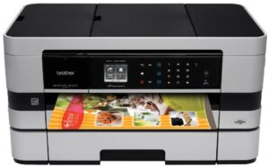 brother printer businesssmart mfc-j4610dw wireless color photo printer with scanner, copier and fax, amazon dash replenishment ready