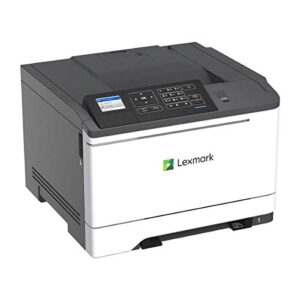 Lexmark C2535dw Color Laser Printer with Duplex Printing, Wireless Connection, and 35 ppm (42CC160), White/ Gray, Medium