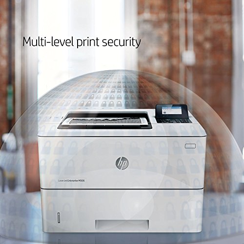 HP Laserjet Enterprise M506n Laser Printer with Built-in Ethernet (F2A68A) (Renewed)