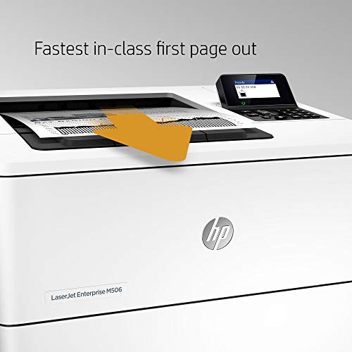 HP Laserjet Enterprise M506n Laser Printer with Built-in Ethernet (F2A68A) (Renewed)