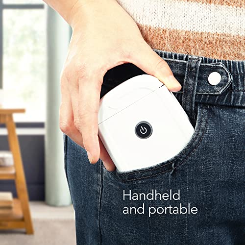 Dartwood Label Maker - Mini Portable Bluetooth Label Printer Machine for Your Home or Office (White)